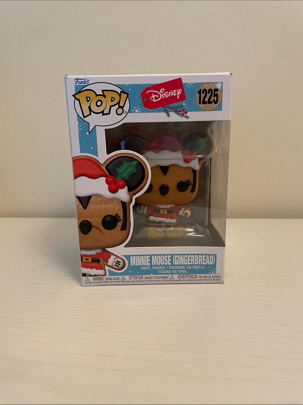 Funko Minnie Mouse (Gingerbread) Holiday Pop! Figure - Red White Green Brown